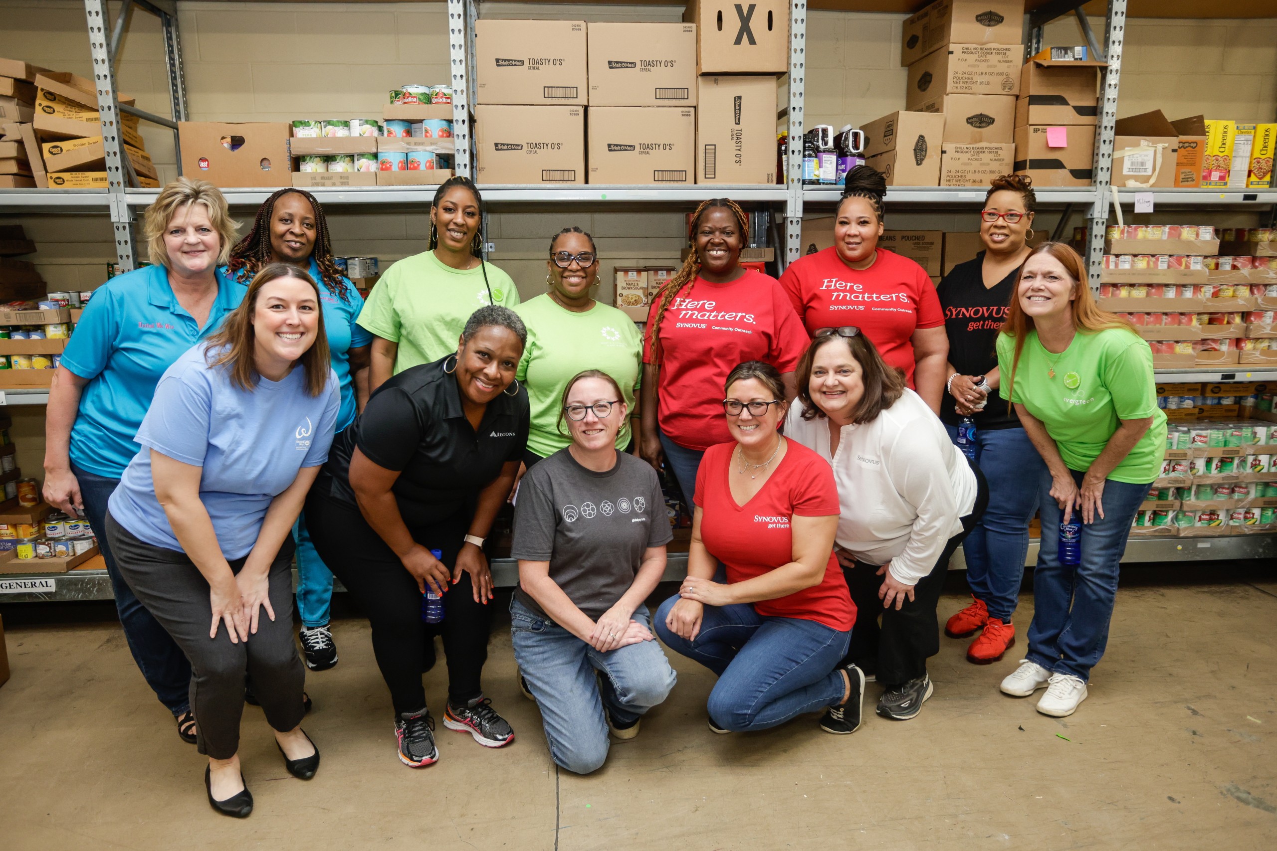 Women United group at St. Anne Outreach